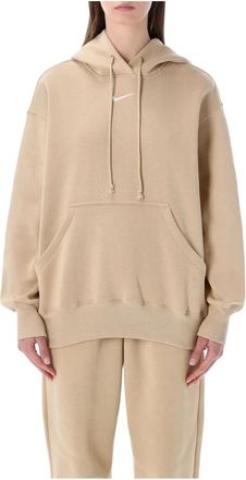 Nike Sudadera con capucha Club Fleece Pullover - Sport - Mujer - Beige - L