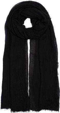 Echo Essential Modal-Silk Blend Crinkle Wrap in Black at Nordstrom