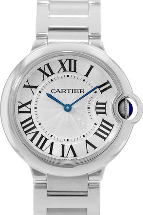 Cartier Pre-owned Cartier Ballon Bleu Quartz Silver Dial Mens Watch W69011Z4