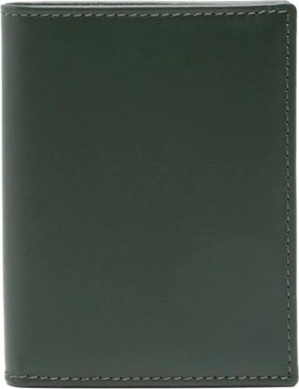 Comme Des Gar&ccedil;ons Classic Leather Line A 70x 105 mm Portemonnee - Heren - Portefeuilles - Groen - ONE Size - Leer - Accessoires