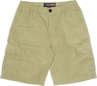 Iuter Ripstop Cargo Shorts Beige - Heren - Korte Broeken - Beige - XS - Katoen - Korte Broeken
