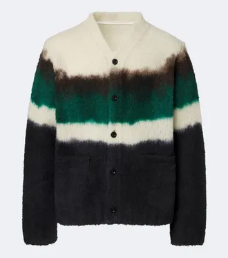 sacai Wool-blend polo sweater