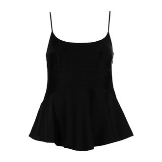 Theory Top Peplum - Tops - Mujer - Negro - S