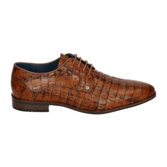 Berkelmans Heren Business Schoenen in Cognac Leer - Heren - Nette schoenen - Bruin - 44 EU - Leer - Schoenen