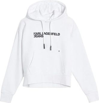 Karl Lagerfeld Hoodies & sweatvesten, Heren, Wit, M, Hoodies