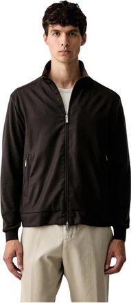 Paul & Shark Hybrid Wool Blouson - Heren - Zomerjassen - Bruin - M - Wol - Jassen
