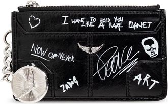 Zadig&Voltaire Dames, Accessoires, Zwart, Maat: ONE Size Leer