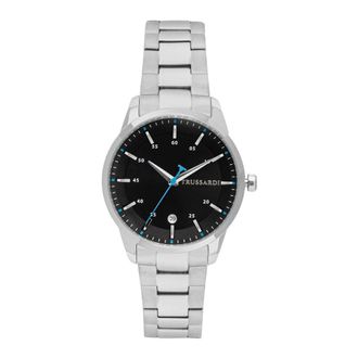 Trussardi Accessoires, Heren, Grijs, ONE Size, Watches