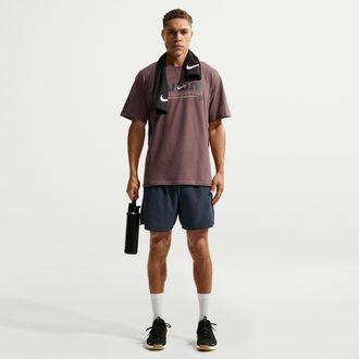 Nike Mens Unlimited N.A.C. 7 Training Shorts in Blue | IF2813-451