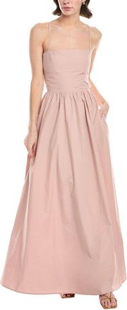 Susana Monaco Susana Monaco Poplin Open Back Maxi Dress