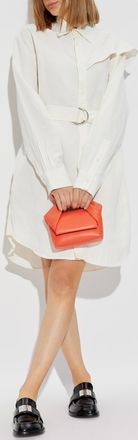 J.W.Anderson Dress With Belt, Womens, Cream