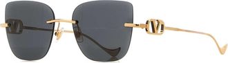 Valentino Garavani Gold Metal Sunglasses