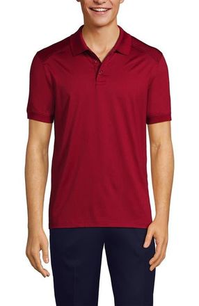 Lands End School Uniform Young Short Sleeve Rapid Dry Polo Shirt in Garnet at Nordstrom, Size Xx-Large