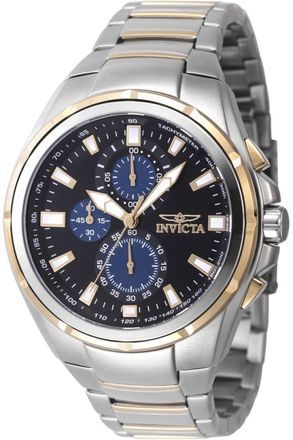 Invicta Sea Vulture 47821 Heren Horloge - Quartz Uurwerk - Roestvrij Staal met zwarte Wijzerplaat - 46mm
