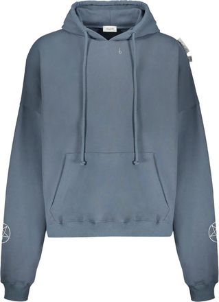 Isabella 1985 Felpa in cotone con cappuccio e stampa - Grigio