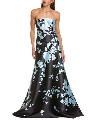 Rene Ruiz Asymmetric A-Line Gown
