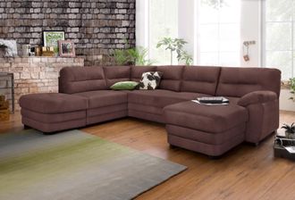 Cotta Wohnlandschaft »Royale U-Form« wahlweise mit Bettfunktion