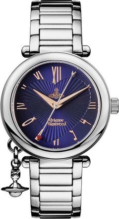 Vivienne Westwood Womens VV006NVSL Ladies Orb Watch - Silver - One Size