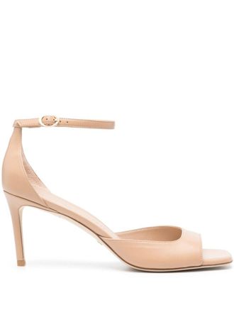 Stuart Weitzman Nudistia leren sandalen - Beige