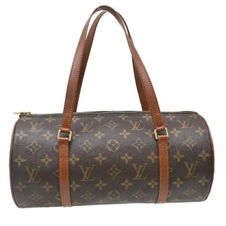 Louis Vuitton Papillon Monogram Canvas Brown Canvas Handbag (Pre-Owned)