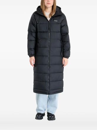 Columbia Pike Lake lange jas met capuchon - Zwart