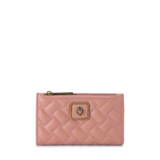 Kurt Geiger Pimlico Portemonnee - Dames - Accessoires - Roze - Maat: ONE Size Leer