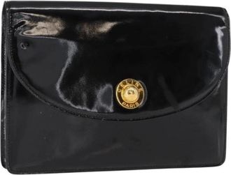 Celine Pre-owned Clutches, female, Black, Size: ONE SIZE Pre-owned Coated Canvas Clutch