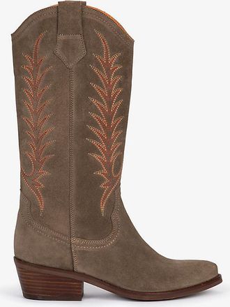 Penelope Chilvers Goldie Embroidered Cowboy Boots
