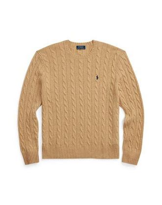 Ralph Lauren CABLE-KNIT WOOL-CASHMERE SWEATER
