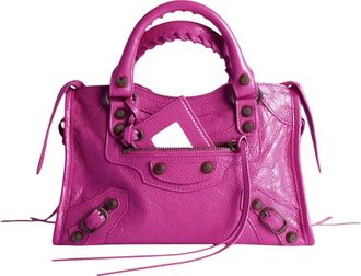 Balenciaga Pink Le City Mini Satchel