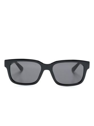 Gucci square-frame sunglasses - men - Acetate - 56 - Black