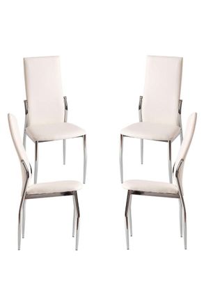 Regalos Miguel Packs Sillas Comedor - Pack 4 Sillas Yeki - Blanco