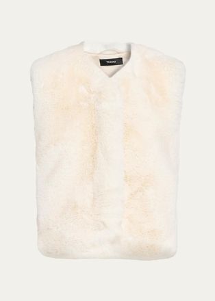 Theory Faux Fur Vest