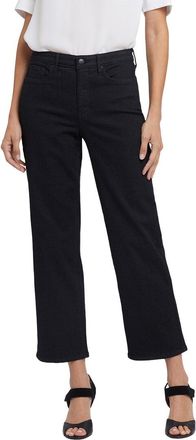 NYDJ Bailey Black Straight Leg Jean