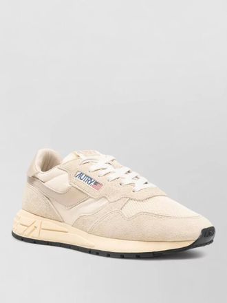 Autry low sneakers rubber sole textured panels