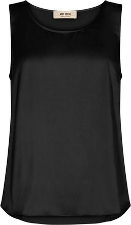 Mos Mosh MMShima Sleeveless Tee - Tops - Mujer - Negro - XS