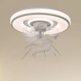 Trade Shop Trade Shop - Plafoniera Soffitted With Lampada Ventilatore Luce Led 3200k-6500k Ip20 33245