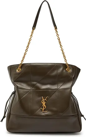 Saint Laurent Jamie Quilted Leather Tote bag - Anthracite - One Size