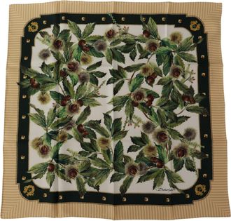 Dolce & Gabbana Multicolore Zijden Zakdoek Dames Sjaal