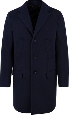 Daniele Alessandrini Enkelrij jas - Heren - Mantel - Blauw - 2XL - Polyester - Jassen