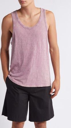 ATM Anthony Thomas Melillo Cotton Slub Jersey Tank in Wisty Mauve at Nordstrom Rack, Size Xx-Large