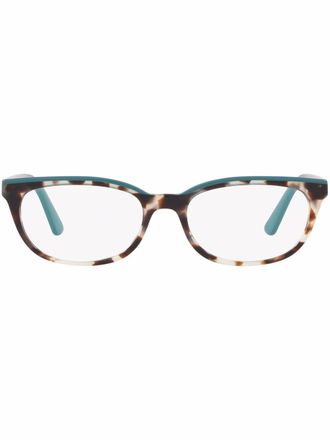 Prada Occhiali rettangolari - Marrone