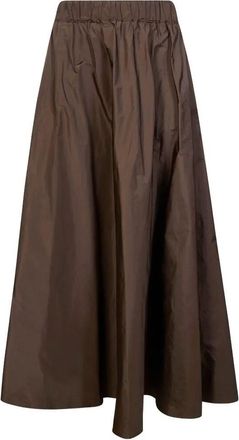 P.A.R.O.S.H. P. A.R. O.S. H. Pimpy26 Taffetas Long Skirt