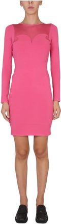 Moschino Baroque Furnishing Dress - Dames - Korte kleedjes - Roze - M - Kleedjes