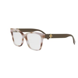 Fendi Dames, Accessoires, Veelkleurig, Maat: 55 MM Leer