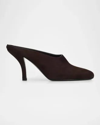 Toteme 35mm Contour Suede Mules
