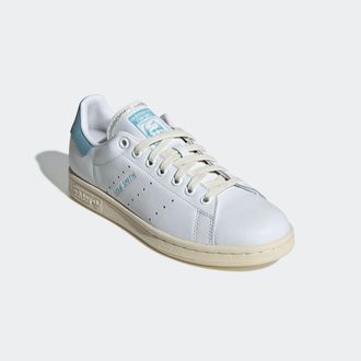 adidas Sneaker ADIDAS ORIGINALS STAN SMITH W, Damen, Gr. 38, weiss (cloud wei&szlig;, preloved blau, cream wei&szlig;), Leder, Synthetik, Schuhe Sneaker