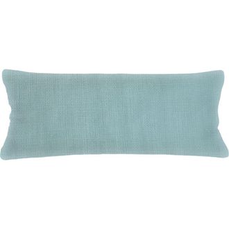 Anaya with Love So Soft Linen Pillow with Down Insert in Mist Blue at Nordstrom, Size 2Ft 0In X 2Ft 0In