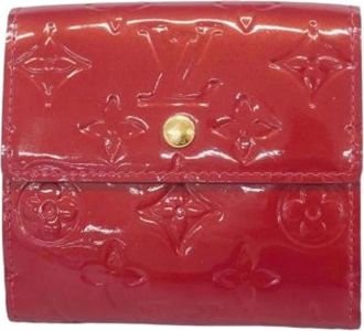 Louis Vuitton Pre-owned Wallets, female, Red, Size: ONE SIZE Pre-owned Fabric Wallet