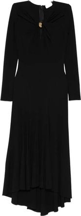 Elisabetta Franchi Midi Jurk - Dames - Casual kleedjes - Zwart - M - Kleedjes